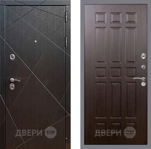 Входная металлическая Дверь Рекс (REX) 13 Венге FL-33 Венге в Электрогорске