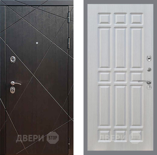 Входная металлическая Дверь Рекс (REX) 13 Венге FL-33 Лиственница беж в Электрогорске