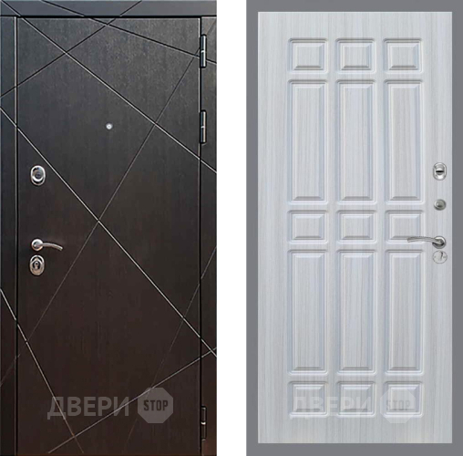 Входная металлическая Дверь Рекс (REX) 13 Венге FL-33 Сандал белый в Электрогорске