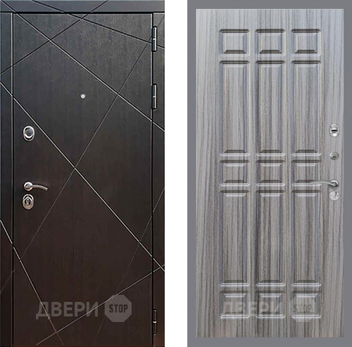 Входная металлическая Дверь Рекс (REX) 13 Венге FL-33 Сандал грей в Электрогорске