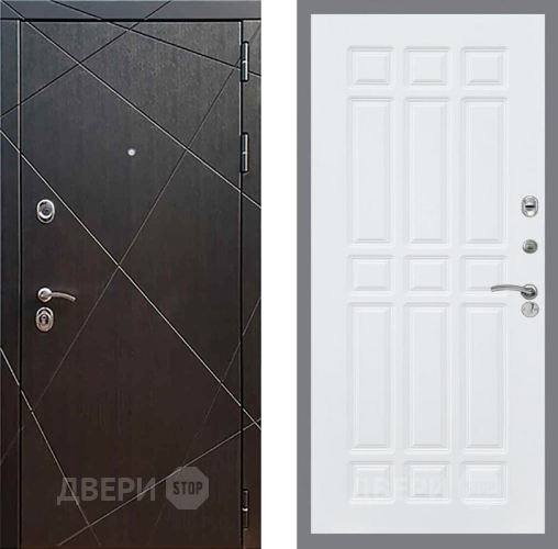 Входная металлическая Дверь Рекс (REX) 13 Венге FL-33 Силк Сноу в Электрогорске