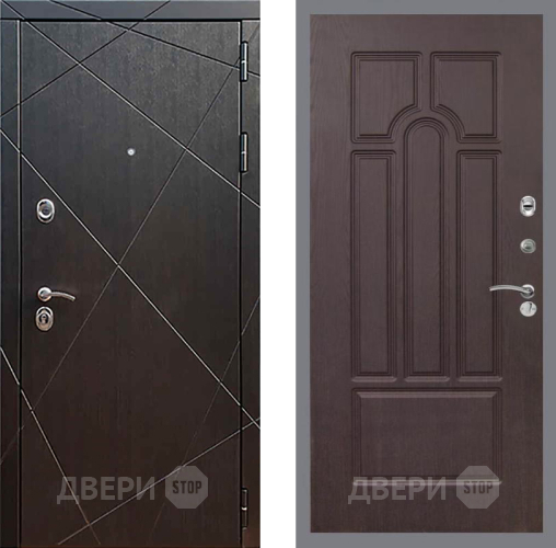 Входная металлическая Дверь Рекс (REX) 13 Венге FL-58 Венге в Электрогорске