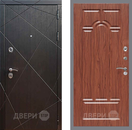 Входная металлическая Дверь Рекс (REX) 13 Венге FL-58 орех тисненый в Электрогорске