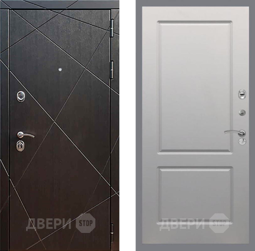 Входная металлическая Дверь Рекс (REX) 13 Венге FL-117 Грей софт в Электрогорске