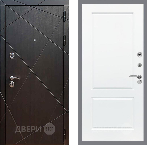 Входная металлическая Дверь Рекс (REX) 13 Венге FL-117 Силк Сноу в Электрогорске