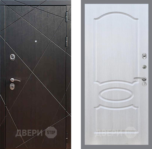 Входная металлическая Дверь Рекс (REX) 13 Венге FL-128 Лиственница беж в Электрогорске