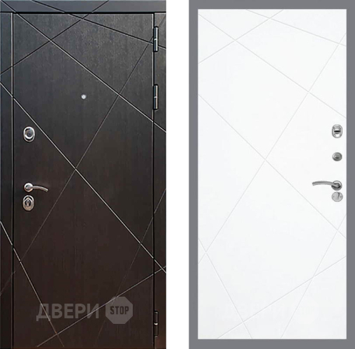 Входная металлическая Дверь Рекс (REX) 13 Венге FL-291 Силк Сноу в Электрогорске