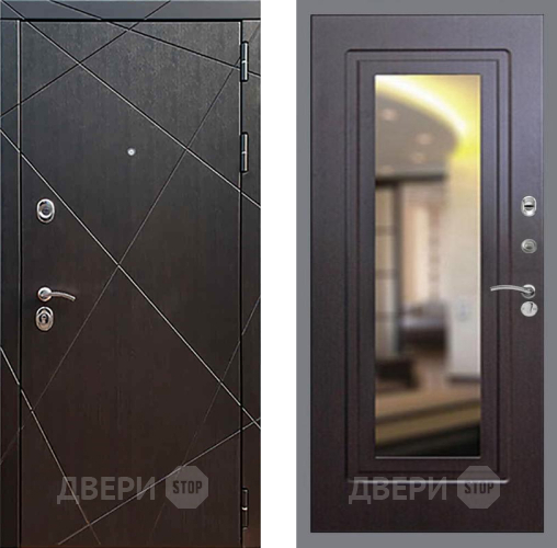 Входная металлическая Дверь Рекс (REX) 13 Венге FLZ-120 Венге в Электрогорске