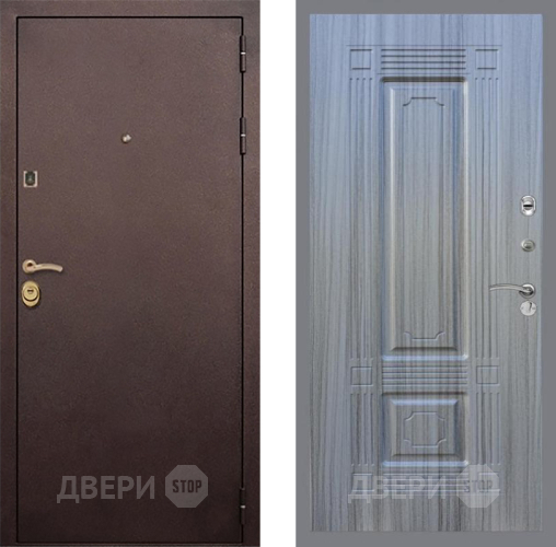 Входная металлическая Дверь Рекс (REX) Лайт 3К FL-2 Сандал грей в Электрогорске