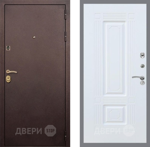 Входная металлическая Дверь Рекс (REX) Лайт 3К FL-2 Силк Сноу в Электрогорске