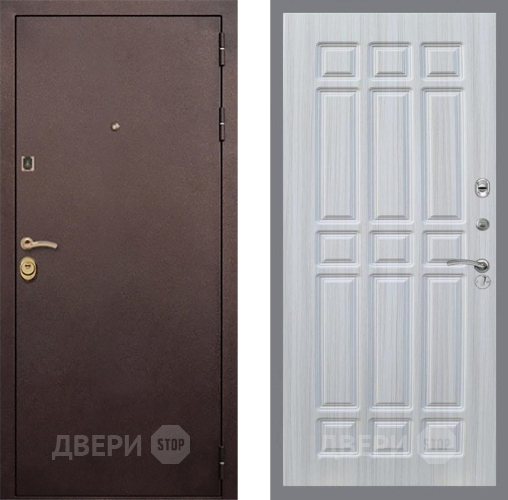 Входная металлическая Дверь Рекс (REX) Лайт 3К FL-33 Сандал белый в Электрогорске