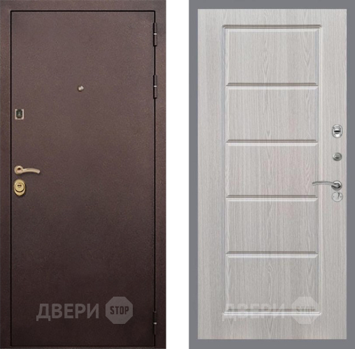Входная металлическая Дверь Рекс (REX) Лайт 3К FL-39 Беленый дуб в Электрогорске