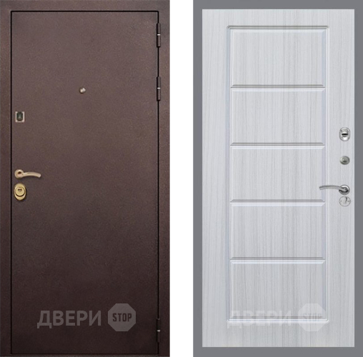 Входная металлическая Дверь Рекс (REX) Лайт 3К FL-39 Сандал белый в Электрогорске
