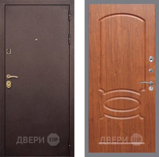 Входная металлическая Дверь Рекс (REX) Лайт 3К FL-128 Морёная берёза в Электрогорске