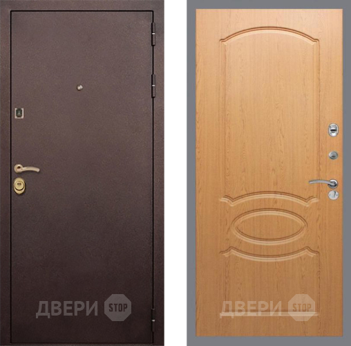 Входная металлическая Дверь Рекс (REX) Лайт 3К FL-128 Дуб в Электрогорске