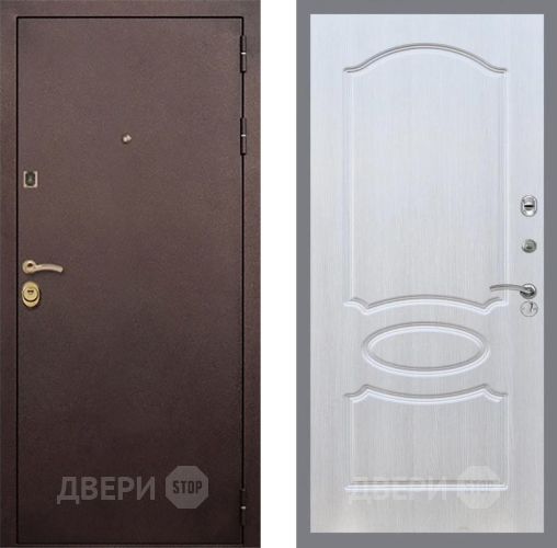 Входная металлическая Дверь Рекс (REX) Лайт 3К FL-128 Лиственница беж в Электрогорске