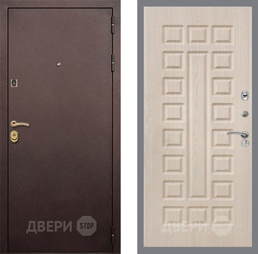 Входная металлическая Дверь Рекс (REX) Лайт 3К FL-183 Беленый дуб в Электрогорске