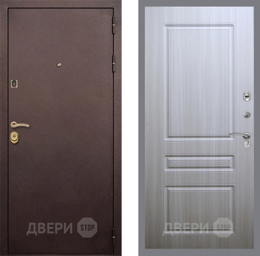 Входная металлическая Дверь Рекс (REX) Лайт 3К FL-243 Сандал белый в Электрогорске