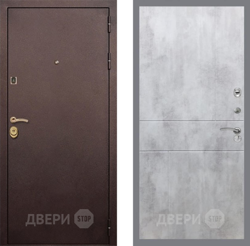 Входная металлическая Дверь Рекс (REX) Лайт 3К FL-290 Бетон светлый в Электрогорске