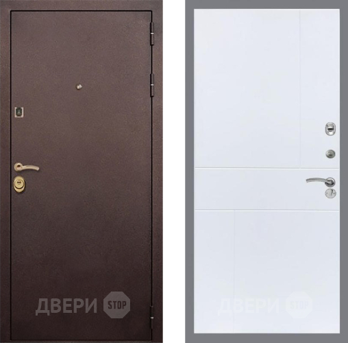 Входная металлическая Дверь Рекс (REX) Лайт 3К FL-290 Силк Сноу в Электрогорске
