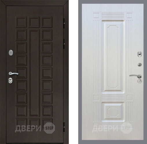 Входная металлическая Дверь Рекс (REX) Сенатор 3К FL-2 Лиственница беж в Электрогорске