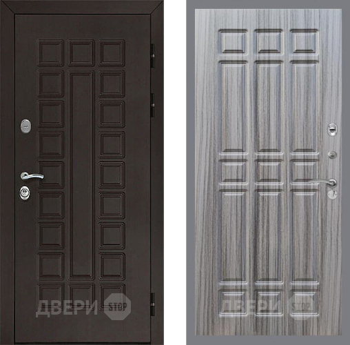 Входная металлическая Дверь Рекс (REX) Сенатор 3К FL-33 Сандал грей в Электрогорске