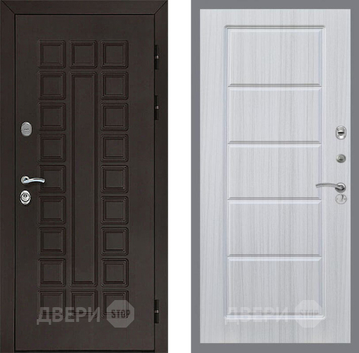Входная металлическая Дверь Рекс (REX) Сенатор 3К FL-39 Сандал белый в Электрогорске