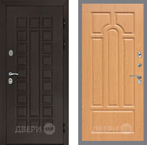 Входная металлическая Дверь Рекс (REX) Сенатор 3К FL-58 Дуб в Электрогорске
