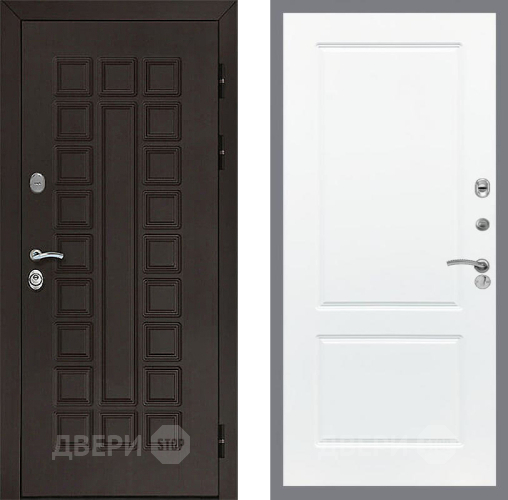 Входная металлическая Дверь Рекс (REX) Сенатор 3К FL-117 Силк Сноу в Электрогорске