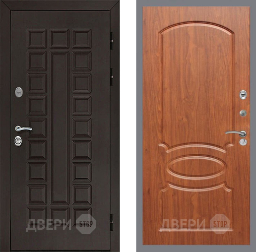 Входная металлическая Дверь Рекс (REX) Сенатор 3К FL-128 Морёная берёза в Электрогорске