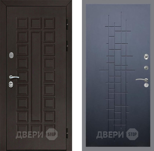 Входная металлическая Дверь Рекс (REX) Сенатор 3К FL-289 Ясень черный в Электрогорске