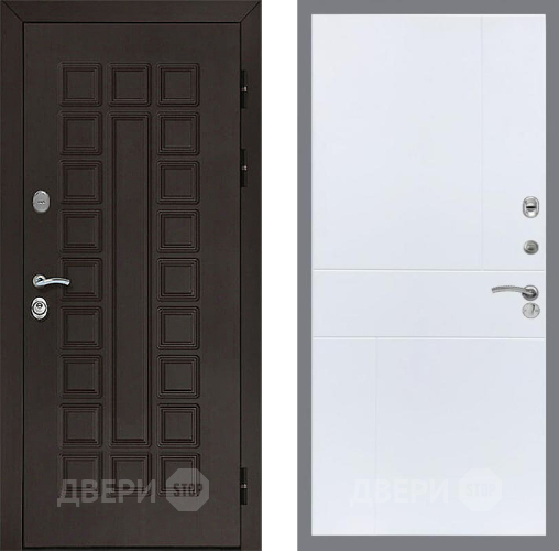 Входная металлическая Дверь Рекс (REX) Сенатор 3К FL-290 Силк Сноу в Электрогорске