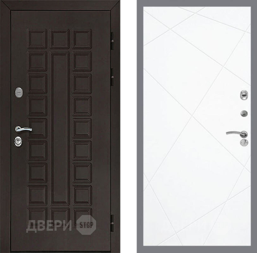 Входная металлическая Дверь Рекс (REX) Сенатор 3К FL-291 Силк Сноу в Электрогорске
