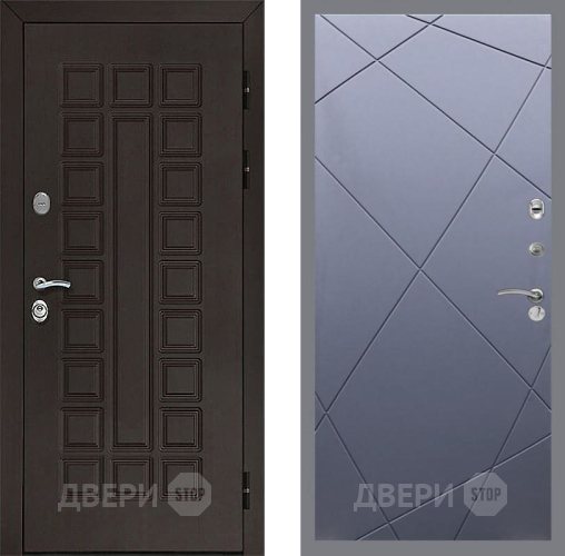Дверь Рекс (REX) Сенатор 3К FL-291 Силк титан в Электрогорске
