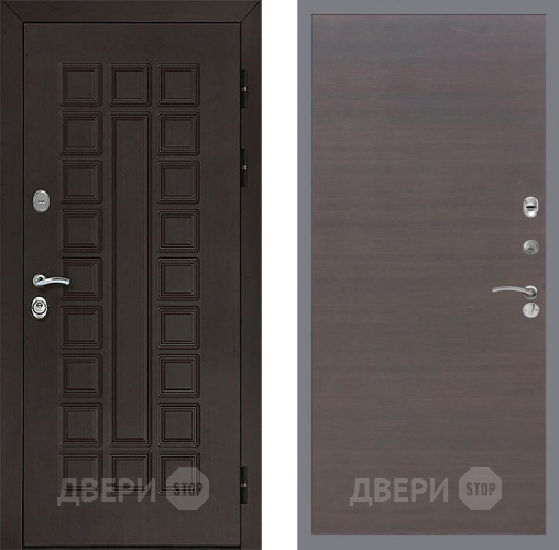 Входная металлическая Дверь Рекс (REX) Сенатор 3К GL венге поперечный в Электрогорске