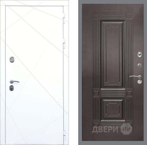 Входная металлическая Дверь Рекс (REX) 13 Силк Сноу FL-2 Венге в Электрогорске