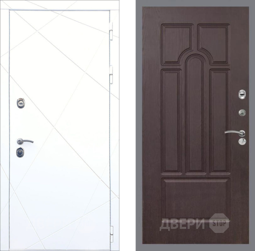 Входная металлическая Дверь Рекс (REX) 13 Силк Сноу FL-58 Венге в Электрогорске