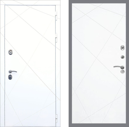 Входная металлическая Дверь Рекс (REX) 13 Силк Сноу FL-291 Силк Сноу в Электрогорске