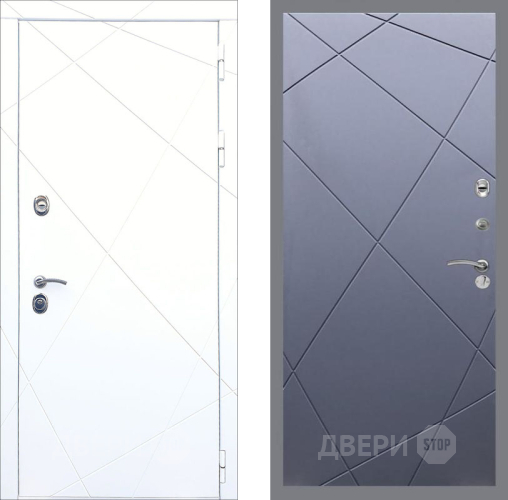 Входная металлическая Дверь Рекс (REX) 13 Силк Сноу FL-291 Силк титан в Электрогорске