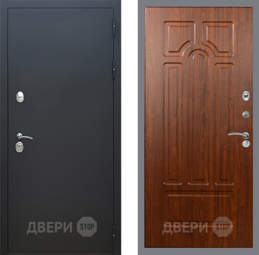 Входная металлическая Дверь Рекс (REX) 5 Черный Муар FL-58 Морёная берёза в Электрогорске