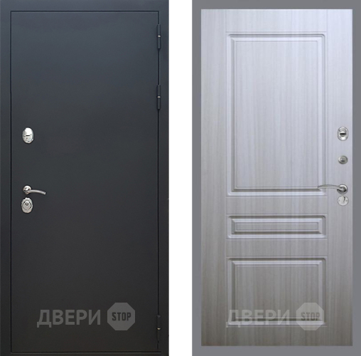 Дверь Рекс (REX) 5 Черный Муар FL-243 Сандал белый в Электрогорске