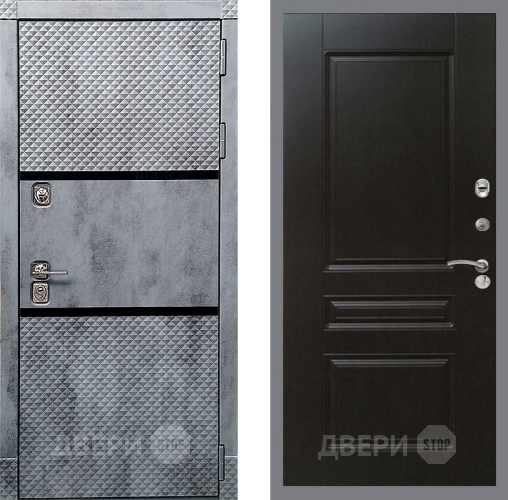 Входная металлическая Дверь Рекс (REX) 15 Бетон Темный FL-243 Венге в Электрогорске