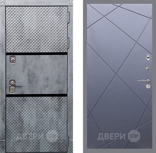 Дверь Рекс (REX) 15 Бетон Темный FL-291 Силк титан в Электрогорске
