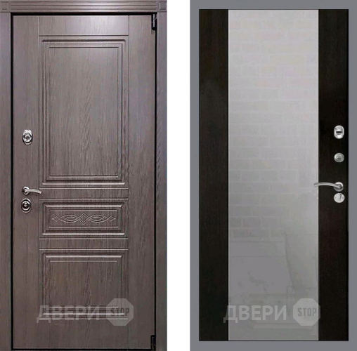 Дверь Рекс (REX) Премиум-S СБ-16 Зеркало Венге в Электрогорске