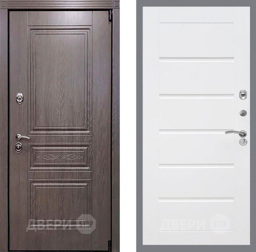 Входная металлическая Дверь Рекс (REX) Премиум-S Сити Белый ясень в Электрогорске