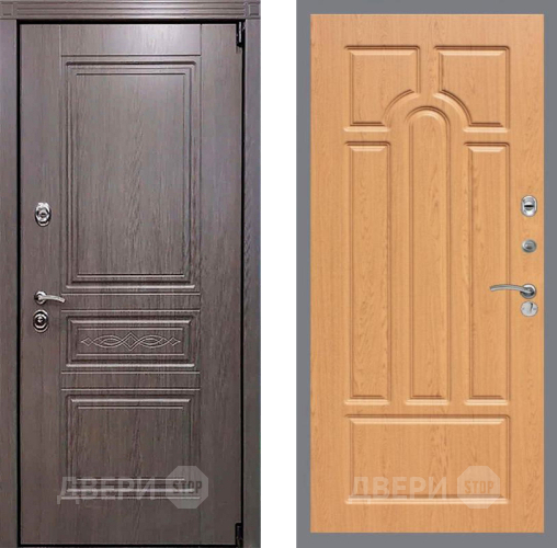 Входная металлическая Дверь Рекс (REX) Премиум-S FL-58 Дуб в Электрогорске