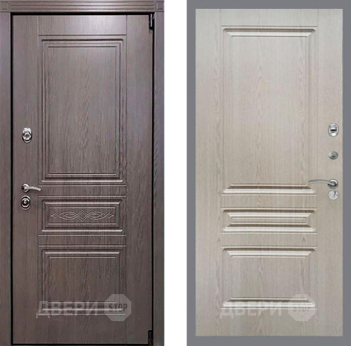 Входная металлическая Дверь Рекс (REX) Премиум-S FL-243 Беленый дуб в Электрогорске