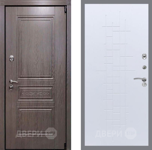 Входная металлическая Дверь Рекс (REX) Премиум-S FL-289 Белый ясень в Электрогорске