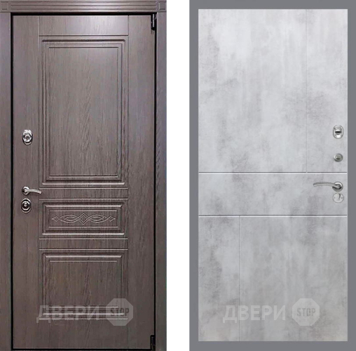 Входная металлическая Дверь Рекс (REX) Премиум-S FL-290 Бетон светлый в Электрогорске