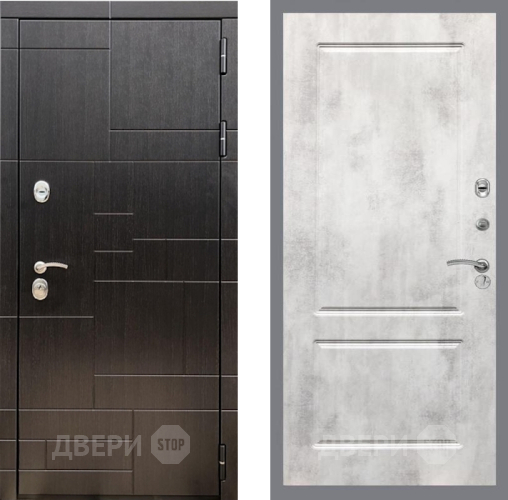 Входная металлическая Дверь Рекс (REX) 20 FL-117 Бетон светлый в Электрогорске